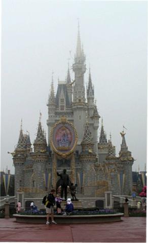 The Castle, decked out in gold for the 50th anniversary