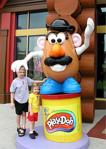 An encounter with Mr. Potato Head