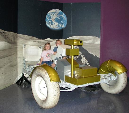 Moon rover test drive