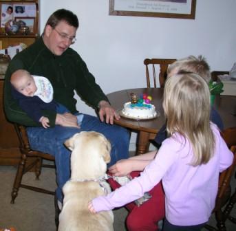Jake's first birthday party