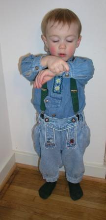 "See my button"