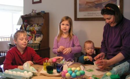 Dying Easter Eggs