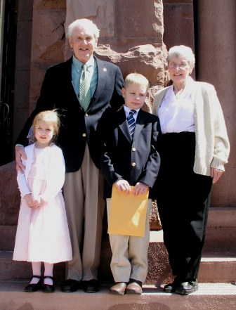 Bethan, Grumpy, Jeffery, and Gramma