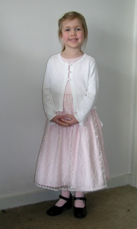 Bethan's new Easter dress