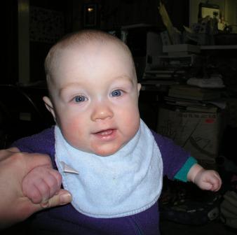 Two teeth on the bottom and four more up top.