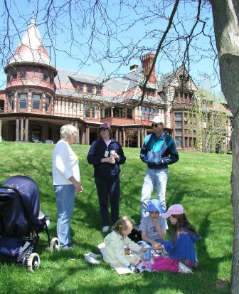 Picnic on the lawn