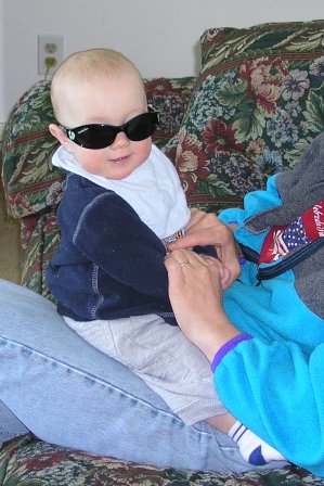 checking out Bethan's shades