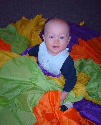 Parachute boy