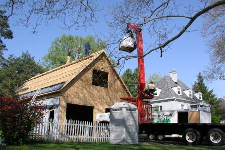 unloading by remote right to the roof