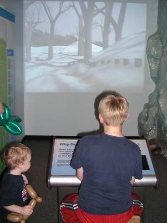 Computer time at the museum!