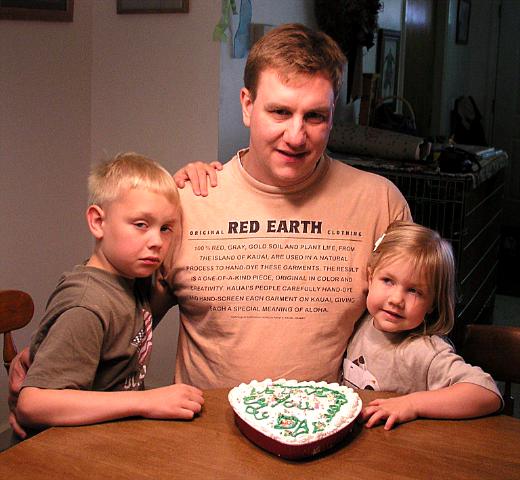 Kid decorated cake!