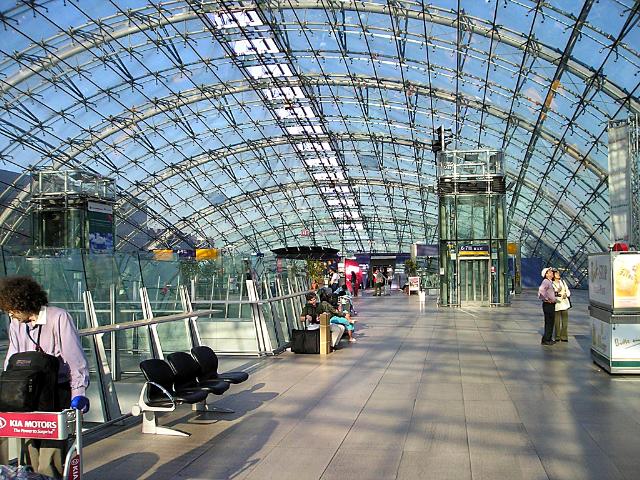 The station where Ron caught the ICE train