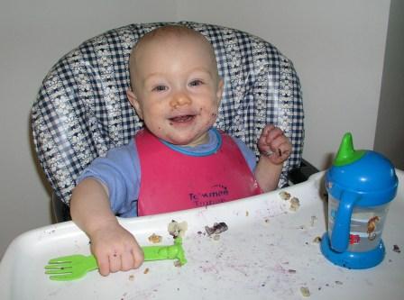 A favorite meal (blueberry pancakes)
