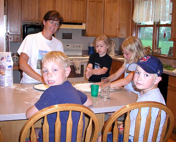 Making dinner