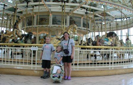 Syracuse Carousel Mall Carousel from Canandaigua's Roseland Park 