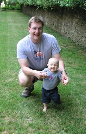 Ron and Thomas at Garrett Chapel