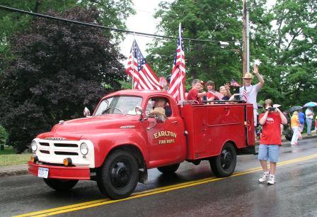 Grandpa's Studebaker Fire Truck in the Fourth of July Parade