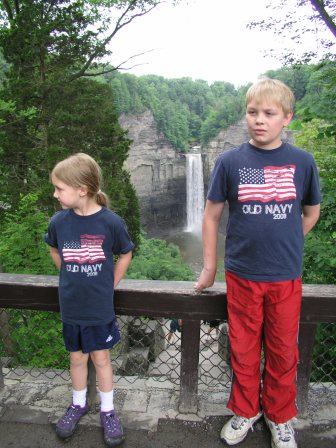 Bethan and Jeffery at the Taughannock Falls overlook