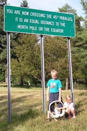 Picture at the 45th parallel