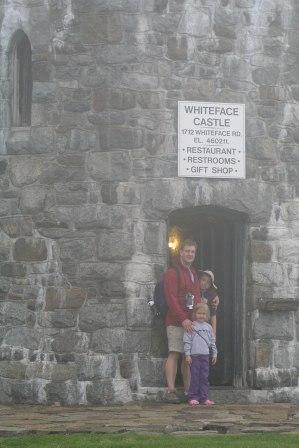 Entering the castle at the end of Whiteface Mt Veterans Memorial Highway