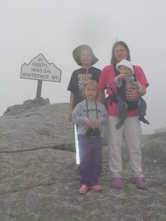 At the Whiteface summit