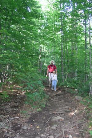 Ron and Bethan on our hike.