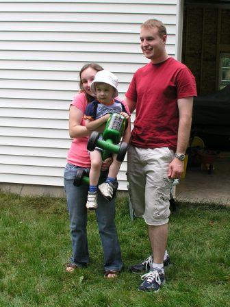 with Cousin Alexandra and Jon