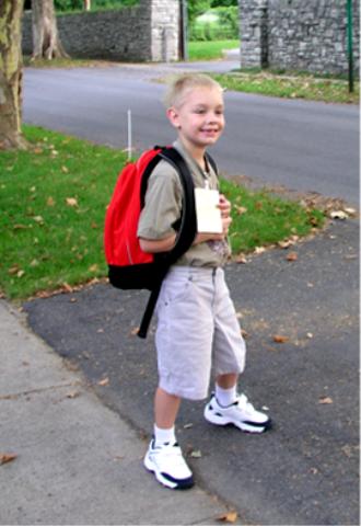 Jeffery's first day of first grade