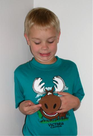 Jeffery's moose shirt from Wally
