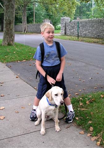 Jeffery's first day of second grade