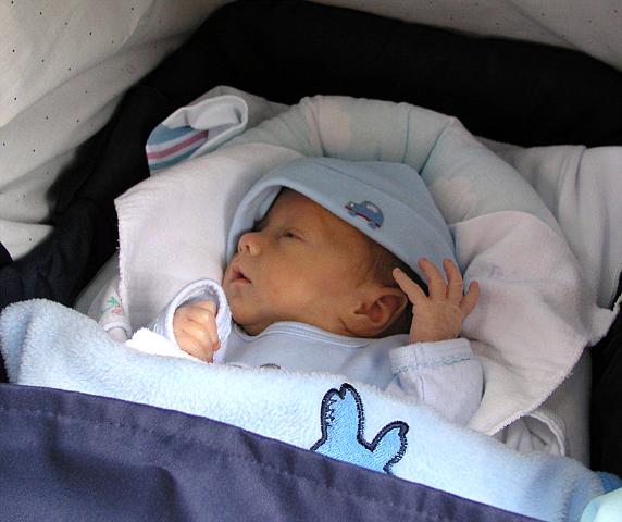 inside the stroller
