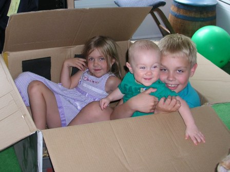 Daddy gets a new chair, kids get a new place to play.