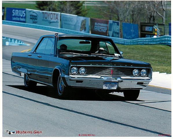 Ron and Jeffery with Chrysler at Watkins Glen