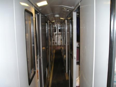hallway on the train