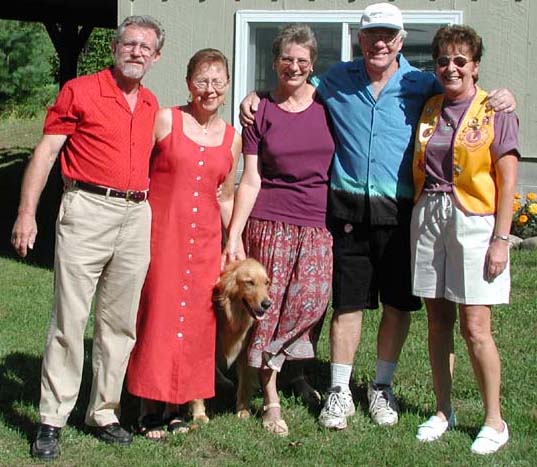 The band with their favorite campground hostess.