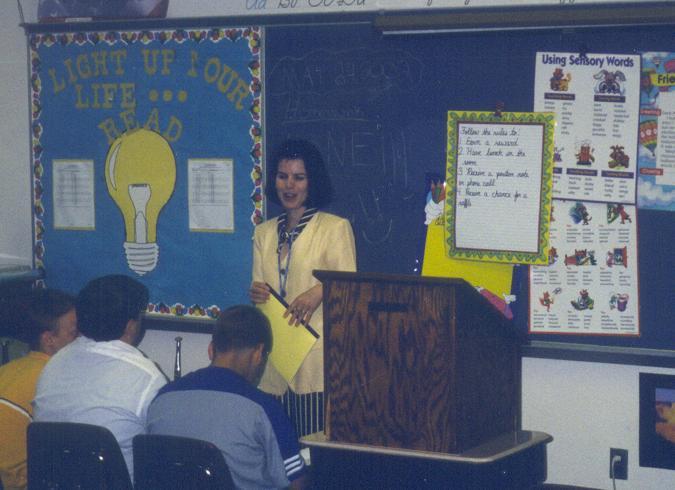 Teacher of the Year in Classroom