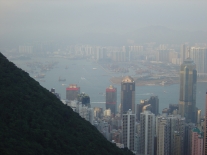 Peak view of Hong Kong by day