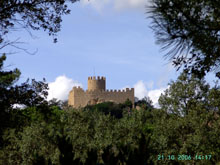 Fotografia del Castell de Farners amb la nova c�mara digital del josep Maria