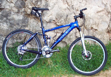 La nova mountain-bike del Llu�s, una trek fuel EX 7