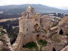 Castell de Palafolls, en runes