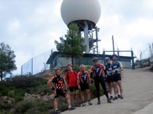 Els integrants de la sortida al Puig d'Agulles