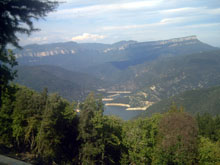 Pant� de Susqueda des del Santuari del Coll