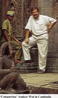 Luzi Matzig in Angkor Wat, Cambodia