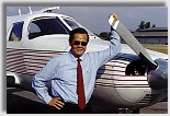 LM with his Piper Malibu