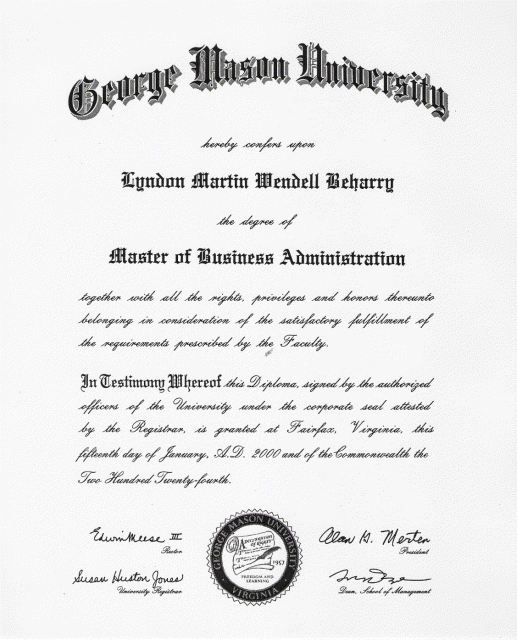 Masters Program June 2015