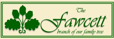 The Fawcett branch of our family--(genealogy, family history)