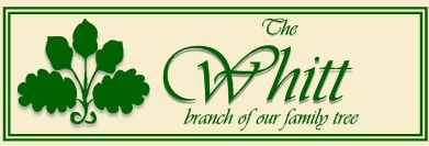 The Whitt's of Chatham County, NC--(genealogy, family history)