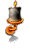 candle right