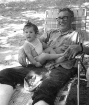 LaNora in Ray Frogge's lap 1970