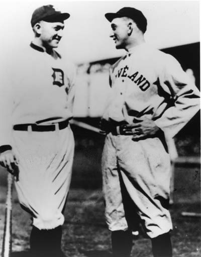 Ty Cobb and Shoeless Joe Jackson